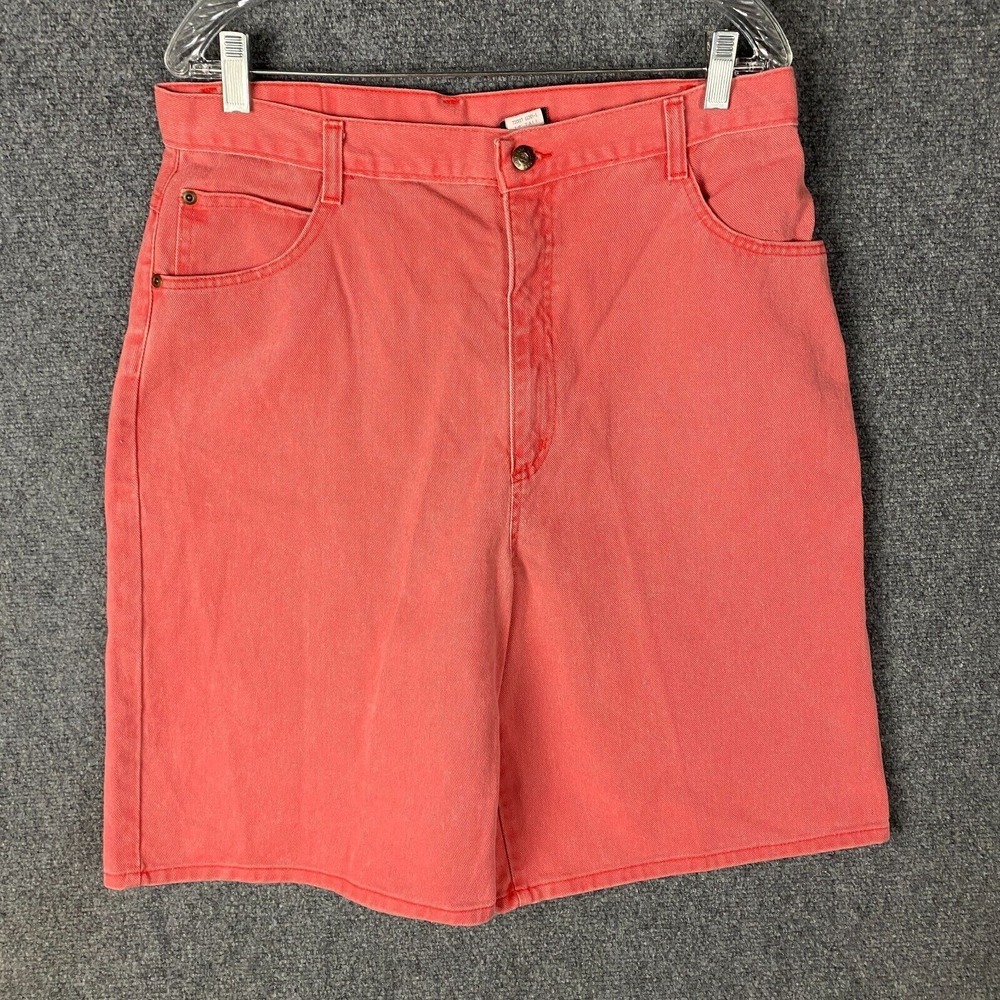 Hunt Club Shorts Women's 18 Tall Bermuda Denim 100% Cotton Made In USA